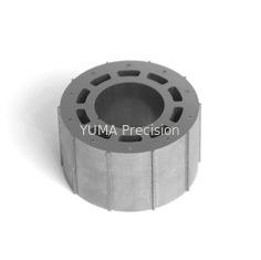 Đường kính 122mm Động cơ Rotor Vật liệu cốt lõi Sắt không chổi than AC Servo 80mm Bên trong