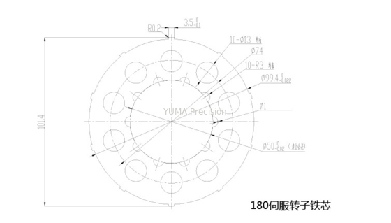 OD167.2mm Cửa ra nhà máy chất lượng cao thép dày 0,35mm tấm dập nhiều lớp stato