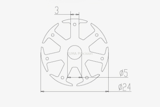 BLDC Motor Core Stacking Rotor Lamination Xếp chồng có độ chính xác cao