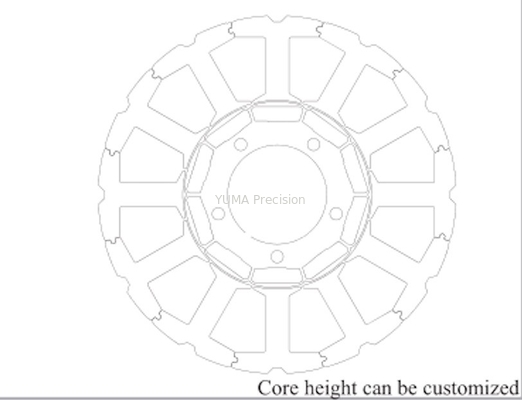 Lamination Stack Motor Core Sản xuất Servo Stator Rotor cho ngành công nghiệp 3C