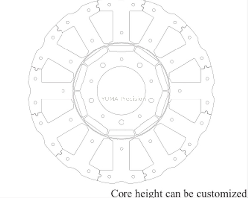 Vật liệu cán màng cho động cơ điện Stator B35A300 cho động cơ Servo 3C Industry T
